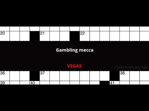 Crossword Puzzle Clue Gambling Mecca energyname